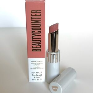 NIB Beautycounter Sheer Genius Conditioning Lipstick - Terra (earthy pink)